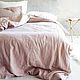 Linen bed linen DUSTY ROSE-Elite natural linen, Bedding sets, Moscow,  Фото №1