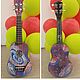 Укулеле " Космос" гавайская гитара. Укулеле (гавайская гитара). Guitar & Ukulele art Studio. Интернет-магазин Ярмарка Мастеров.  Фото №2