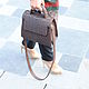 Chocolate Python leather handbag. Classic Bag. exotiqpython. My Livemaster. Фото №5