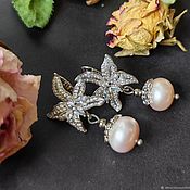 Украшения handmade. Livemaster - original item Earrings . barocco  pearls. Handmade.