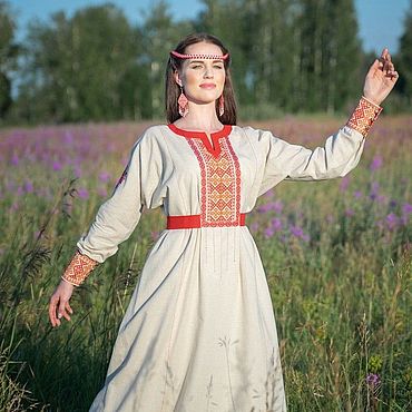 Одежда ручной работы. Ярмарка Мастеров - ручная работа Платье "Княжна". Handmade.
