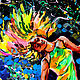 The painting 'Rainbow dance' Rave. Pictures. Alex Shirshov beautiful pictures (shirshovart). My Livemaster. Фото №4