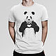 Футболка Хлопковая "Панда". T-shirts. Dreamshirts. Online shopping on My Livemaster.  Фото №2