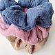 НАТУРАЛЬНАЯ РЕЗИНКА ДЛЯ ВОЛОС ИЗ НЕЖНОГО МУСЛИНА. Бант для волос. Love Linen - Эстетика белья. Интернет-магазин Ярмарка Мастеров.  Фото №2