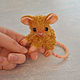Маленькая, золотая мышка, Мягкие игрушки, Новосибирск,  Фото №1