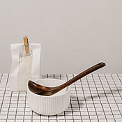 Посуда handmade. Livemaster - original item Wooden ladle made of beech wood CH7. Handmade.