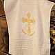 Toalla 40/90 Terry Salva y guarda. Baptism towel. flax&lace. Интернет-магазин Ярмарка Мастеров.  Фото №2