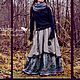 Алина Сапогова. Авторская юбка бохо. Длинная зимняя юбка бохо, двойная бохо юбка, длинная юбка из шерсти, бохо юбка на осень-зиму. 
Фотограф Александр Сапогов.
