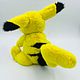 Игрушка Пикачу, из натурального меха норки. Мягкие игрушки. KS’youToys (ksuushapolza). Интернет-магазин Ярмарка Мастеров.  Фото №2