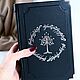Книга Хроники Средиземья кожа ручная работа. Подарочные книги. Stylish fox Ольга. Ярмарка Мастеров.  Фото №7