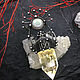 Luminous pendant with citrine and labrador (p-133-03). Pendants. #Ofel_way. My Livemaster. Фото №4