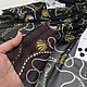 Заказать Стильная сетка в стиле Louis Vuitton. Морская тематика на чёрном фоне. Mariteks  Итальянские  ткани. Ярмарка Мастеров. . Ткани Фото №3