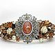 Bezel the crown of stones in the style of Dolce & Gabbana. Headband. Beaded jewelry by Mariya Klishina. My Livemaster. Фото №4