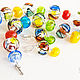 'Stained glass': necklace and earrings. Jewelry Sets. BeautyGlassByKate(Lampwork) (beauty-glass). My Livemaster. Фото №4
