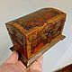 Винтаж: Шкатулка "Вишенки" дерево. Шкатулки винтажные. Старая Шкатулка. Ярмарка Мастеров.  Фото №8