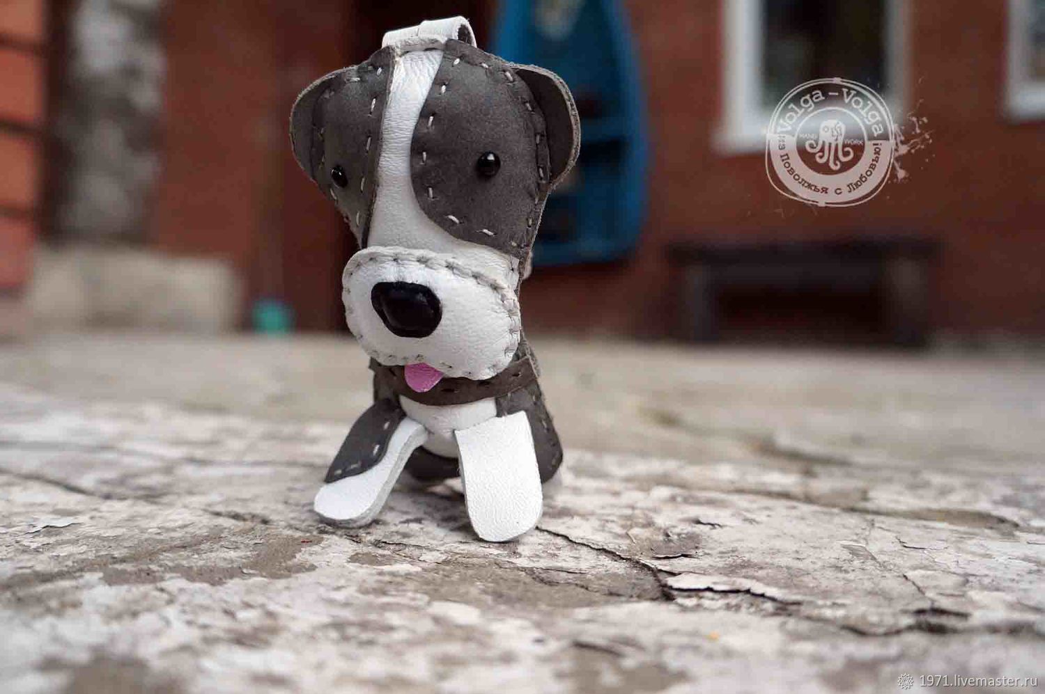 Leather keychain based on the pet's photo, Key chain, Tolyatti,  Фото №1