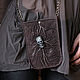 3D Handbag on a chain 'Skull' made of natural suede. Crossbody bag. newandw. My Livemaster. Фото №5