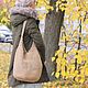 Сумка из джута, повседневная сумка мешок, Сумка-мешок, Петергоф,  Фото №1