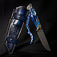 Knife made of Damascus steel ' Sapphire', Knives, Chrysostom,  Фото №1