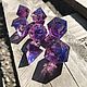 Дайсы, кубики ручной работы для DnD Purple Universe, Фишки и кости, Барнаул,  Фото №1