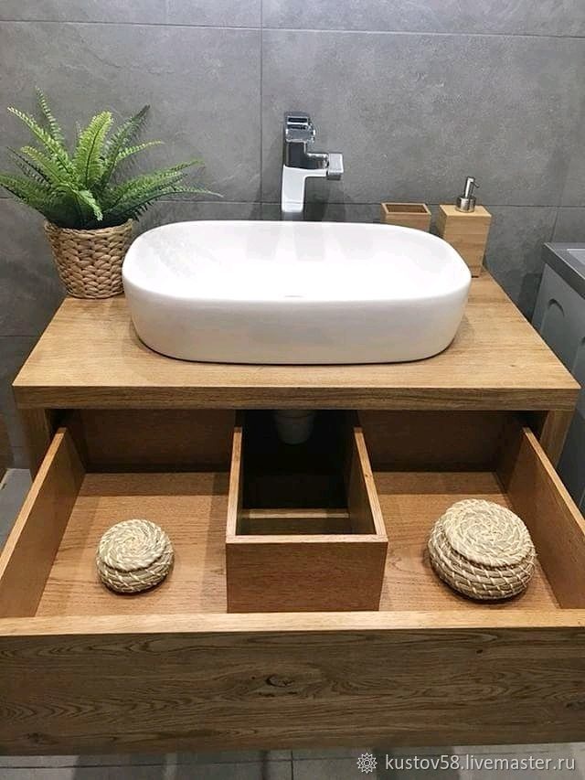 Стол под раковину в ванную лофт