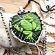 "Лягушка" кулон из стекла тиффани, Кулон, Челябинск,  Фото №1