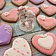 Gingerbread hearts. Gingerbread Cookies Set. cookiezanna. My Livemaster. Фото №4