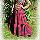 Long skirt 'Red tartan', autumn, winter tartan. Skirts. Anna Podivilova (Scirts and bags). Online shopping on My Livemaster.  Фото №2