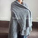 Order Down shawl plaid 'Lady', hand-knitted 180h180 cm, 137. Shawl  handmade  goat fluff. Livemaster. . Shawls Фото №3