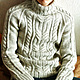 Knitted warm sweater "Marko", Mens sweaters, Kiev,  Фото №1