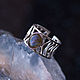 Wide Silver Arrow Ring with labradorite. Rings. Honey Hany Jewelry by Olga Khan. My Livemaster. Фото №4