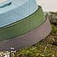 Хлопковая стропа "Лесной мох" 30, 40 мм, 3 цвета, Отделка для шитья, Москва,  Фото №1