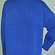 Свитер "Незабудка" 100% кашемир. Свитеры. Вера / Kirshvery_knit (kirshvery) (kirshvery). Ярмарка Мастеров.  Фото №4