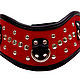 БДСМ ошейник (красный, черный) (Код: р27, р27а). Ошейник. BDSM shop (Подиум БДСМ). Интернет-магазин Ярмарка Мастеров.  Фото №2