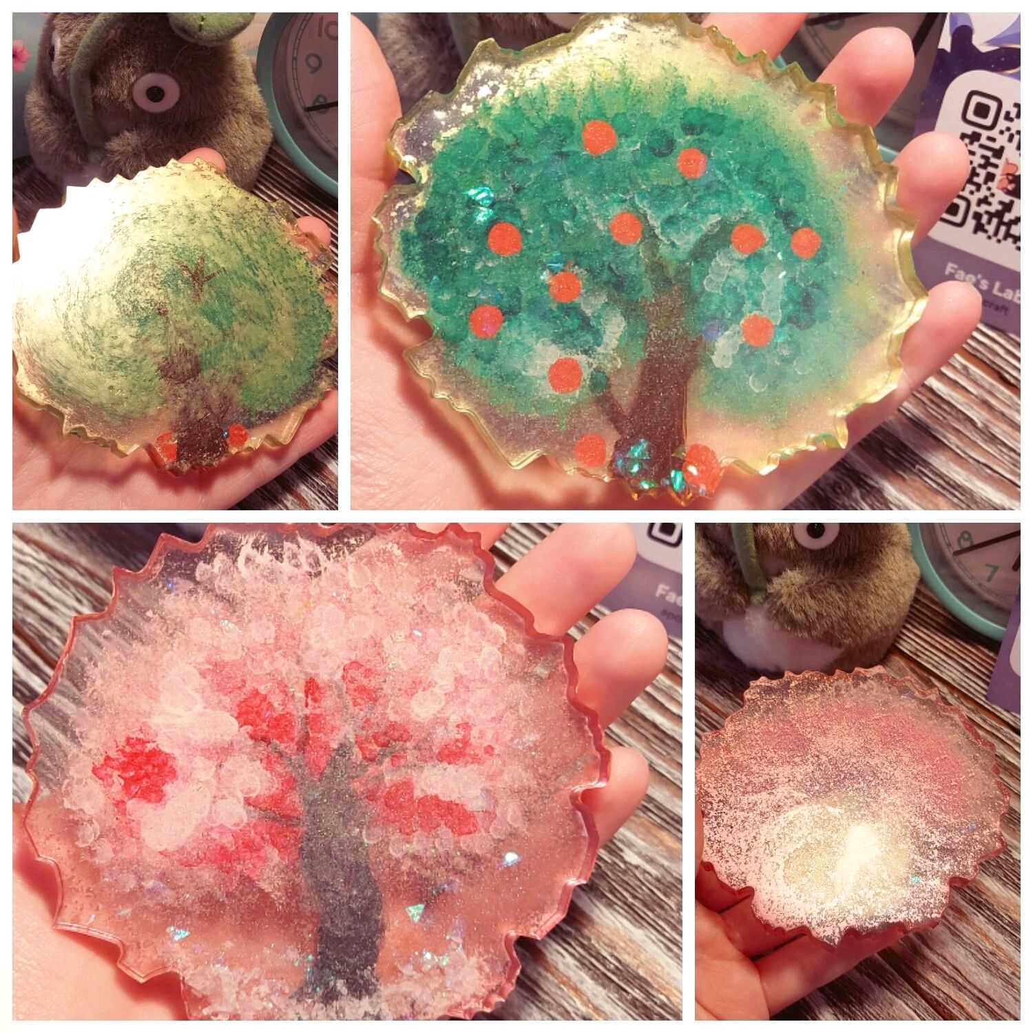 Подставки под горячее из эпоксидной смолы в интернет-магазине Ярмарка ...