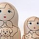 Order Matryoshka coloring 5 seats, 'True friends'. matrioska (mir-matrioshki). Livemaster. . Dolls1 Фото №3