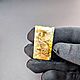 Заказать Инталия на лабрадоре "Жар-птица", 36*20 мм. Mits jewelry. Ярмарка Мастеров. . Кабошоны Фото №3