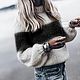 Свитер из мохера ручной работы. Свитеры. Knit by Heart - Вязаная одежда 富. Ярмарка Мастеров.  Фото №5