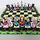 Gift chess, large made of wood ' Rick and Morty'. Chess. Anna Fekolkina chess-souvenirs. Online shopping on My Livemaster.  Фото №2