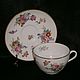 Винтаж: Spode Сopelands Антикварная чайная пара Dresden rose Англия 1936 год. Кружки винтажные. Мир фарфора и украшений. Интернет-магазин Ярмарка Мастеров.  Фото №2