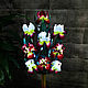 Bouquet lamp 'Irises'. Table lamps. Elena Krasilnikova. Online shopping on My Livemaster.  Фото №2
