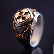 Кольца: Кольцо серебряное с топазом свисс