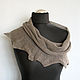 Linen scarf natural grey Snood scarf. Scarves. Initasworks (Inita). Online shopping on My Livemaster.  Фото №2