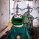 Oscar,”Sesame Street “. Интерьерная кукла. Тина Шипилова. Интернет-магазин Ярмарка Мастеров.  Фото №2