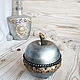 An Apple of gold in silver. Box. decoupage things. Online shopping on My Livemaster.  Фото №2