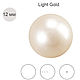 Swarovski 5818, 12мм (полупросверленый) Light Gold, Кристаллы, Москва,  Фото №1