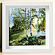 Birch Painting Summer Landscape Oil Paintings Forest. Pictures. Lana Zaitceva. My Livemaster. Фото №5