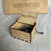Подарки к праздникам handmade. Livemaster - original item Frank Sinatra`s My Way Music Box. Handmade.