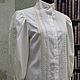 Blouse made of cotton, Victorian style, Blouses, Moscow,  Фото №1