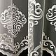 Тюль с вышивкой медальоны Экрю. Ткани. Шторы&Ткани (jeronima-textil). Интернет-магазин Ярмарка Мастеров.  Фото №2